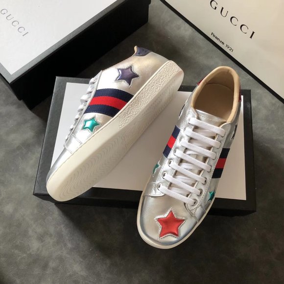 NEWGucci leather casual shoes for women